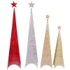 Artículos decorativos hierro forjado cuatro pies árbol de navidad pyramid tree Item Picture